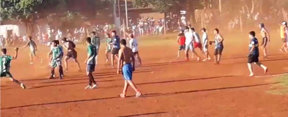 Batalla campal en la final del torneo de Yacyretá