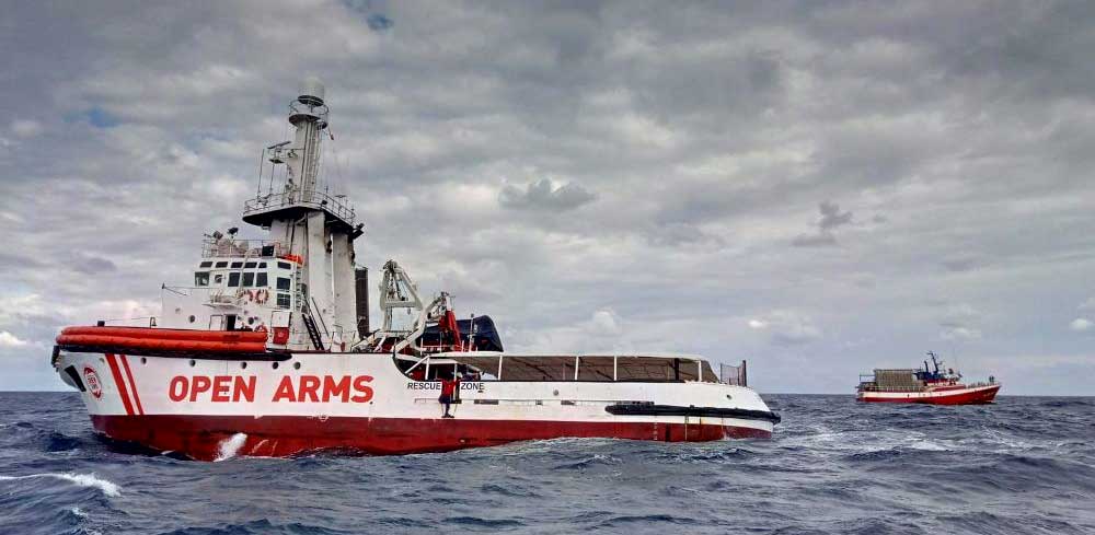 Buque Open Arms se dirige a España tras rechazo de Italia