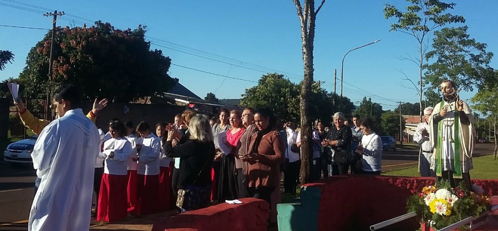San Javier caminó junto a su Santo Patrono