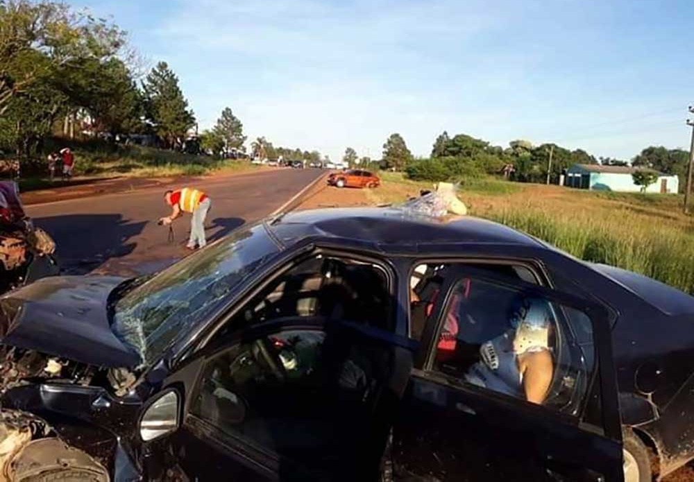 Varios heridos en triple choque en la ruta nacional 14