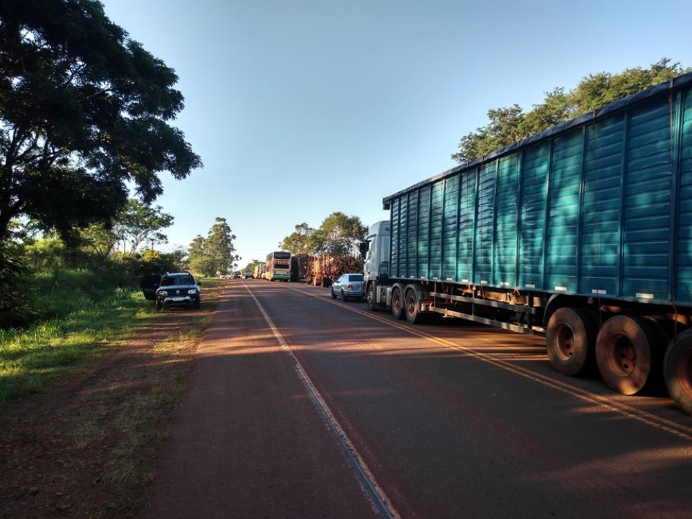 Wanda:  retomaron corte de ruta porque “la Municipalidad faltó a reunión pactada”