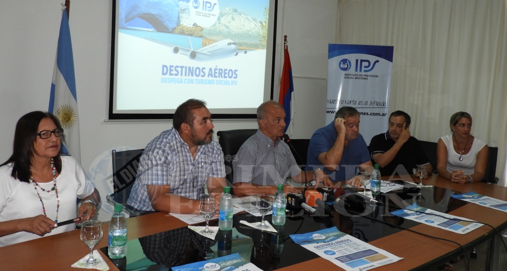 Suman destinos aéreos para los afiliados del IPS