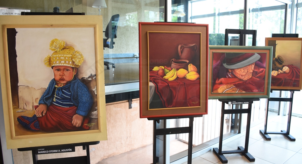 El artista Agustín Mareco Storm inauguró muestra en diario PRIMERA EDICIÓN