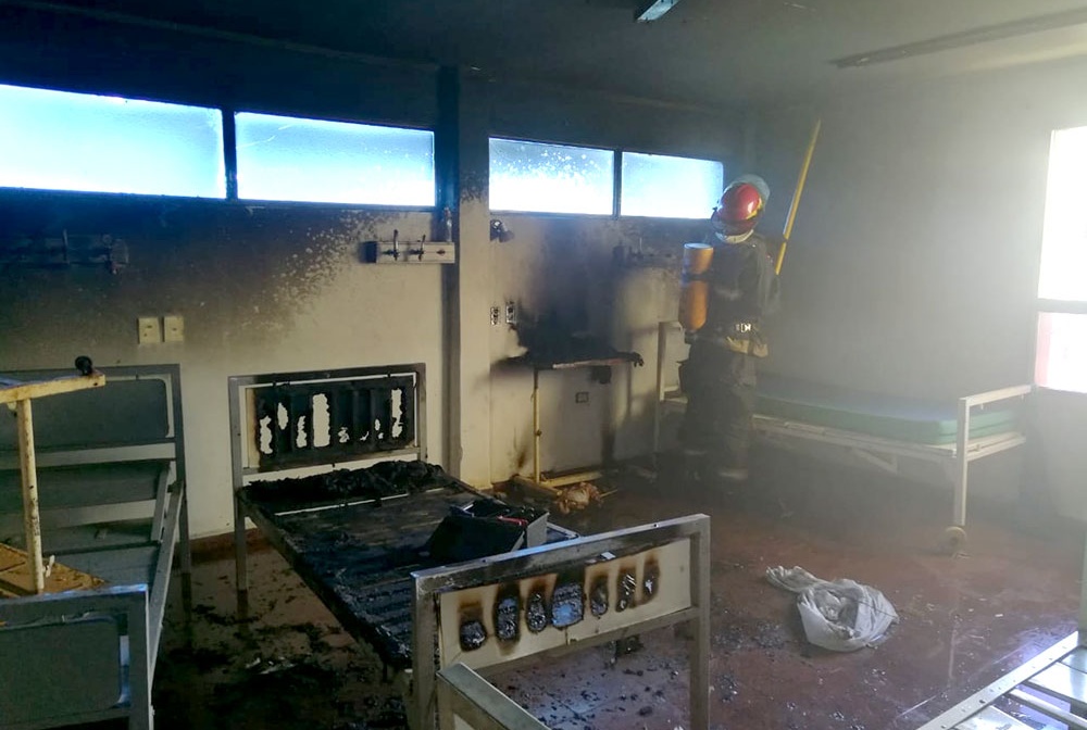 Incendio en el SAMIC de Alem habría sido intencional