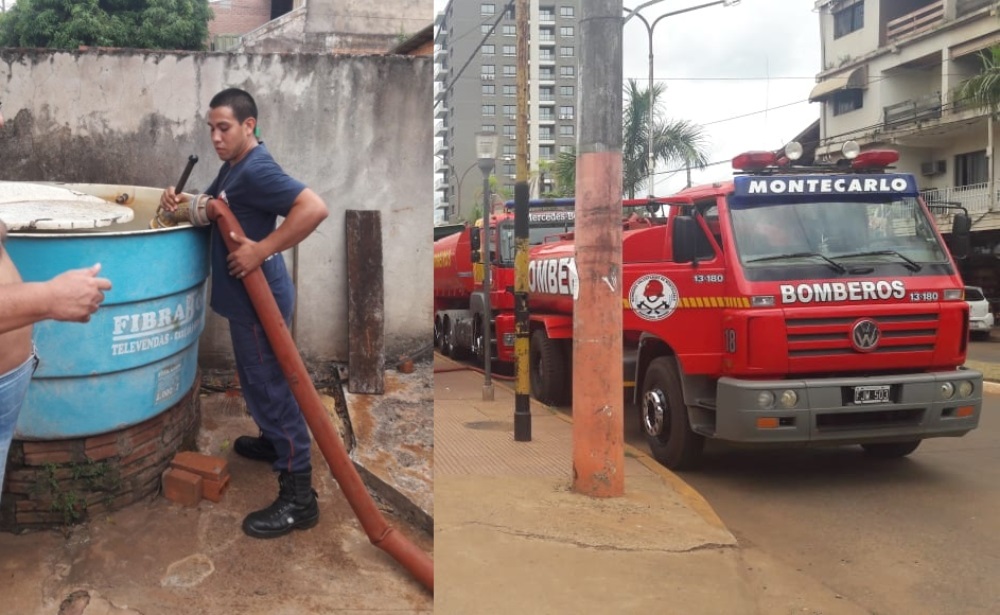 Camiones cisternas no dan abasto con la provisión en Puerto Iguazú