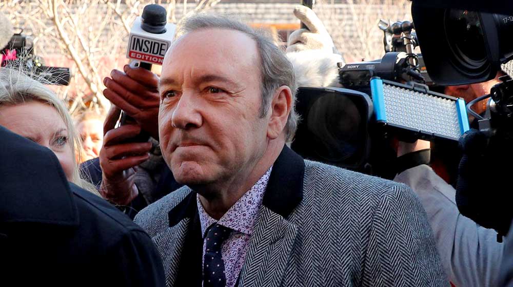 Kevin Spacey se declara no culpable de abuso sexual