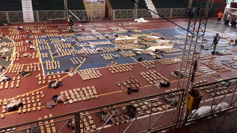 Hallan más de dos toneladas de droga ocultas en un pinar