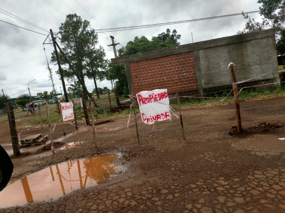 Barrio San Gerardo sin salida a la ruta provincial 4