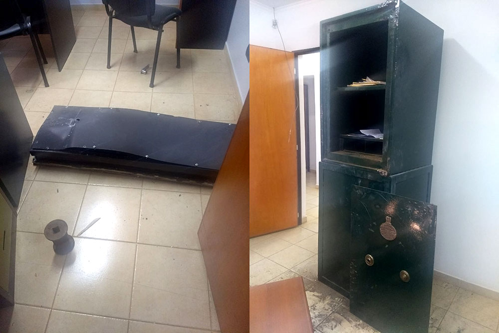 Golpe “boquetero” en Los Helechos: se llevaron 200 mil pesos