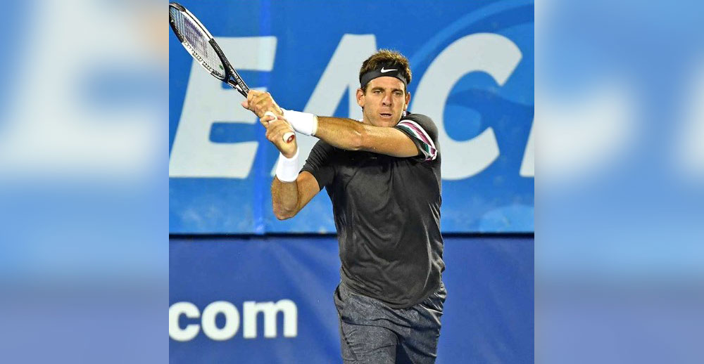Del Potro volvió con un triunfo en el ATP de Delray Beach