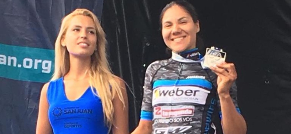 Mariela Delgado hizo podio en la Vuelta a San Juan