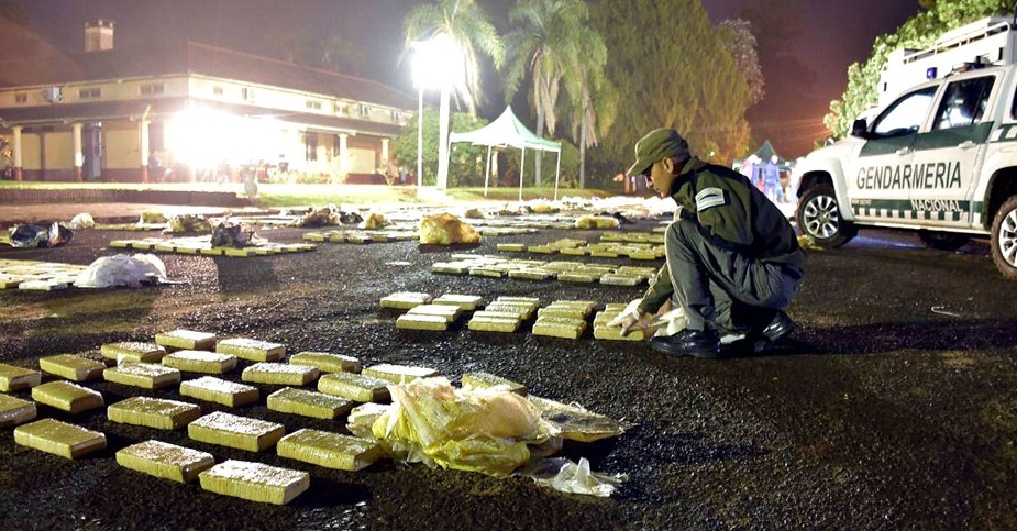 Gendarmería incautó más de tres toneladas de marihuana