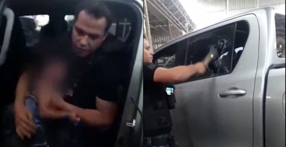 Niño de tres años estuvo encerrado más de hora y media en una camioneta