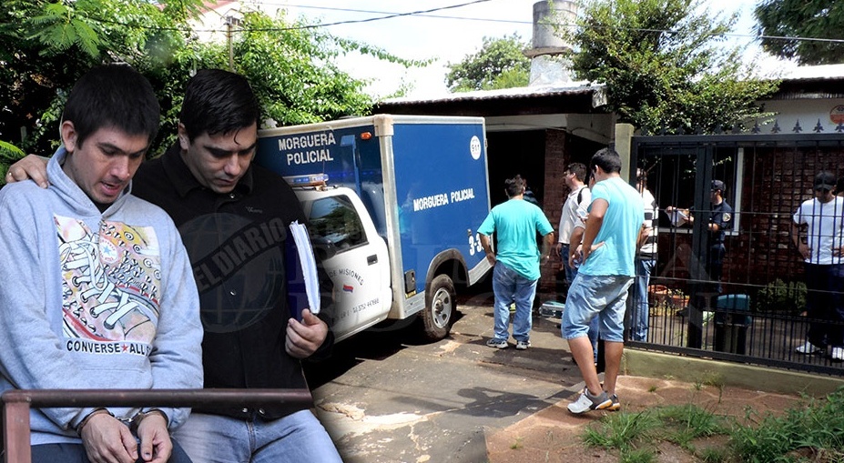 ESCENARIO DEL HORROR. Giselle Rodríguez fue hallada por su padre en la vivienda que alquilaba con Ruiz Díaz.