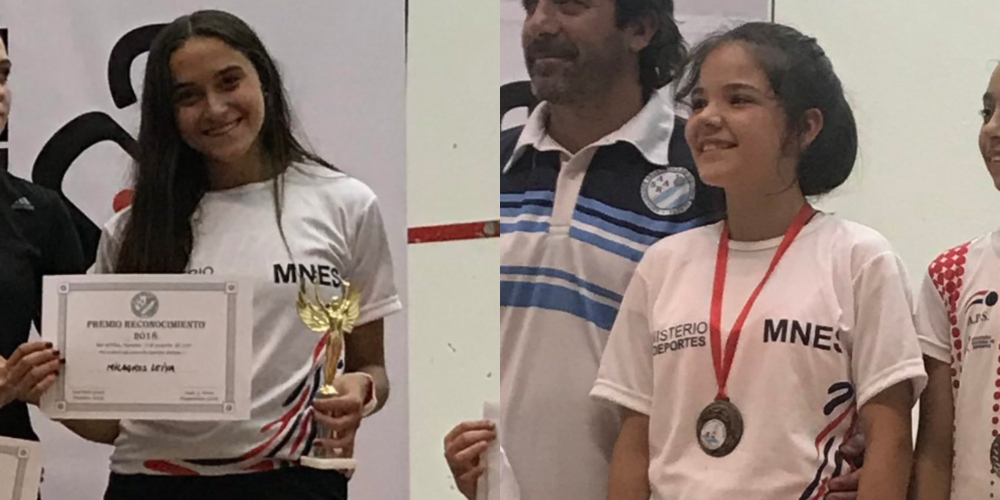 Squash: Misioneras en el seleccionado argentino juvenil