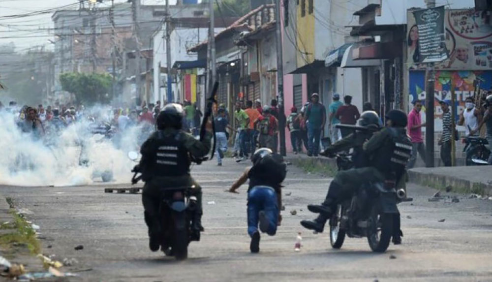 Incidentes, represión y deserción en la frontera venezolana