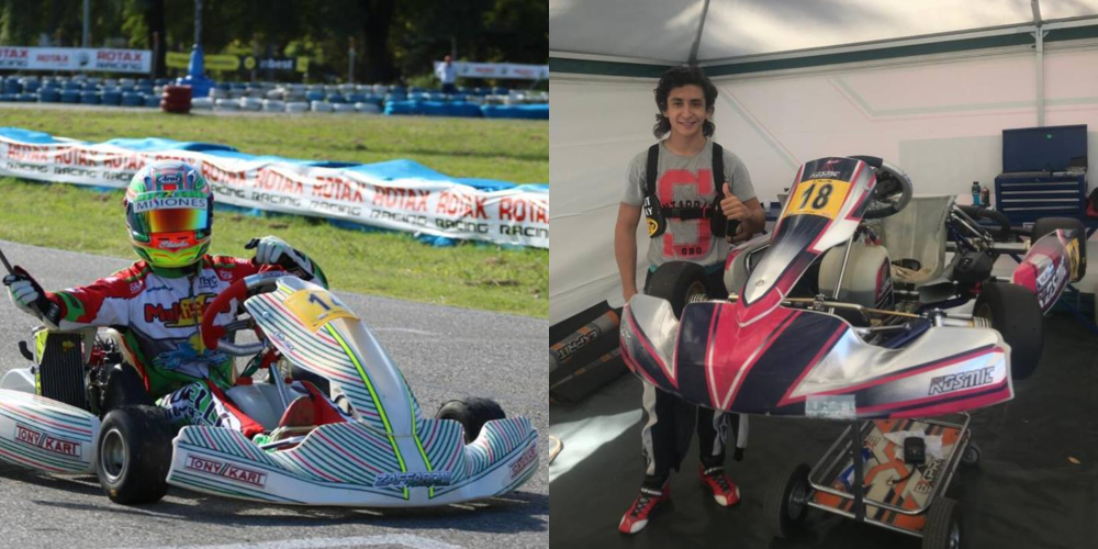 Grimaldi y Villar se preparan para la segunda fecha de la Rotax Bue