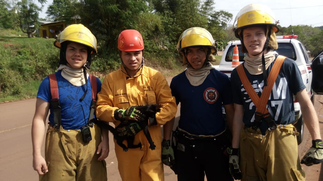 Bomberos Voluntarios de El Soberbio siempre listos para ayudar