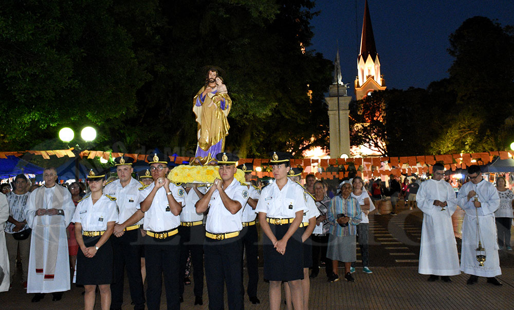 Posadas le rindió tributo a San José Obrero