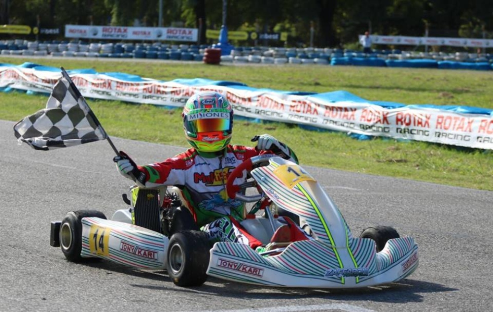 Karting: Grimaldi ganó la primera fecha de la Rotax Bue