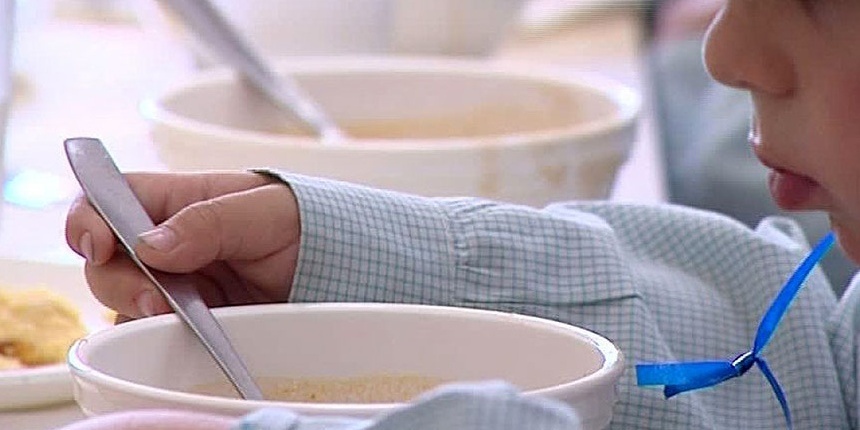 En la Escuela 633, quien no lleva el plato no accede al comedor