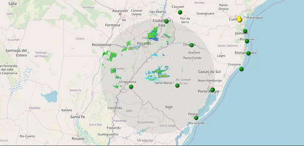 Continúa vigente el alerta meteorológico en la región