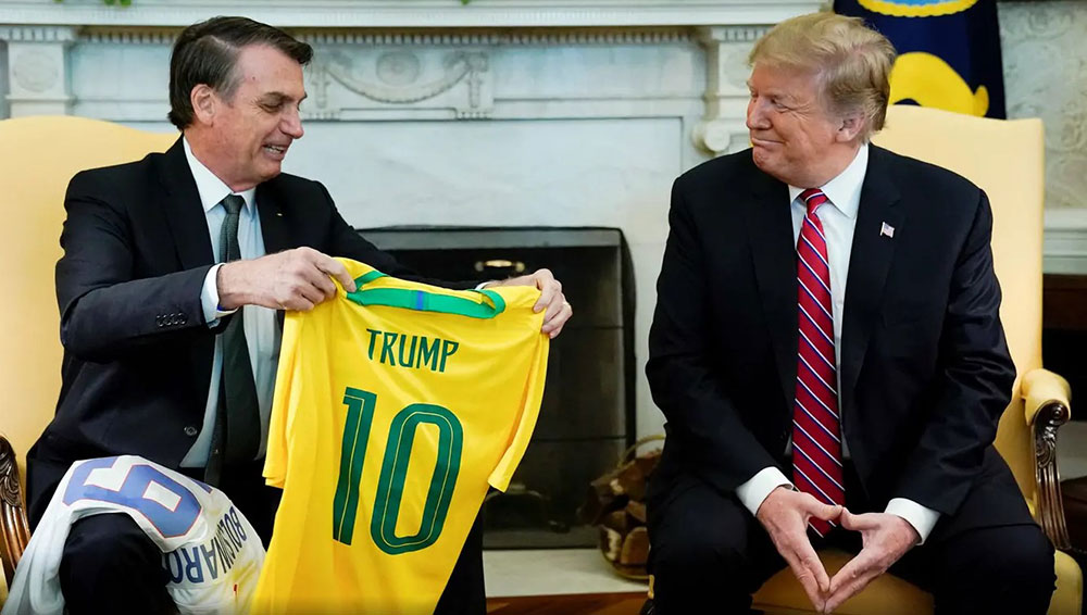 Trump y Bolsonaro celebraron el “ocaso del socialismo” en América