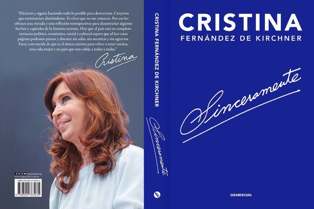 A sala llena, Cristina Kirchner presentará su obra en la Feria del Libro
