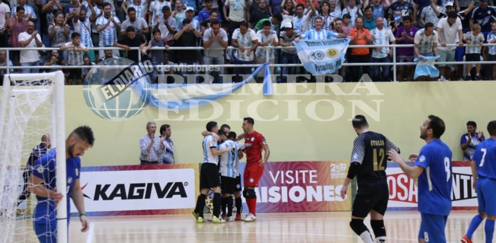 Mundial de Fustal: Argentina goleó, clasificó e ilusiona