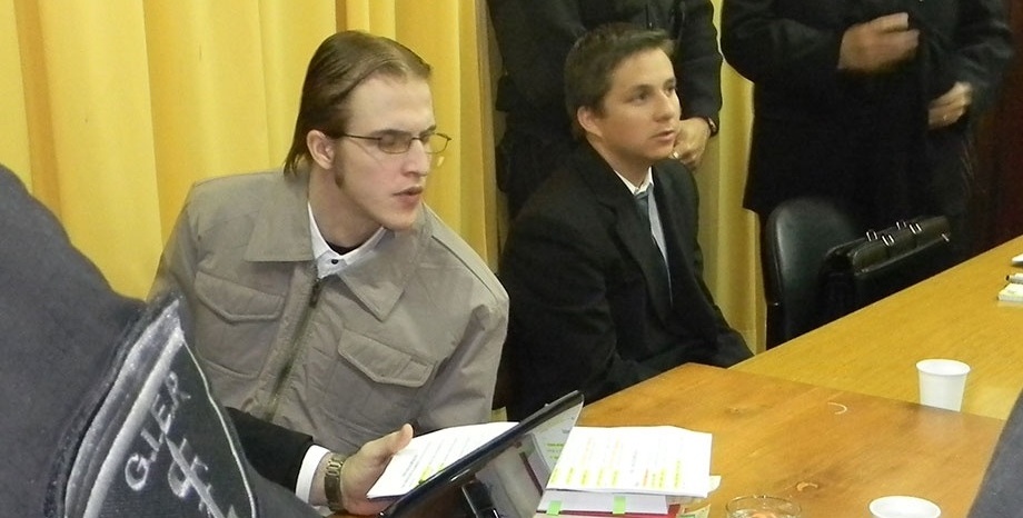 CONDENADOS. El 27 de junio de 2012, Kondratiuk y Da Rosa escucharon la sentencia del Tribunal Penal 2.