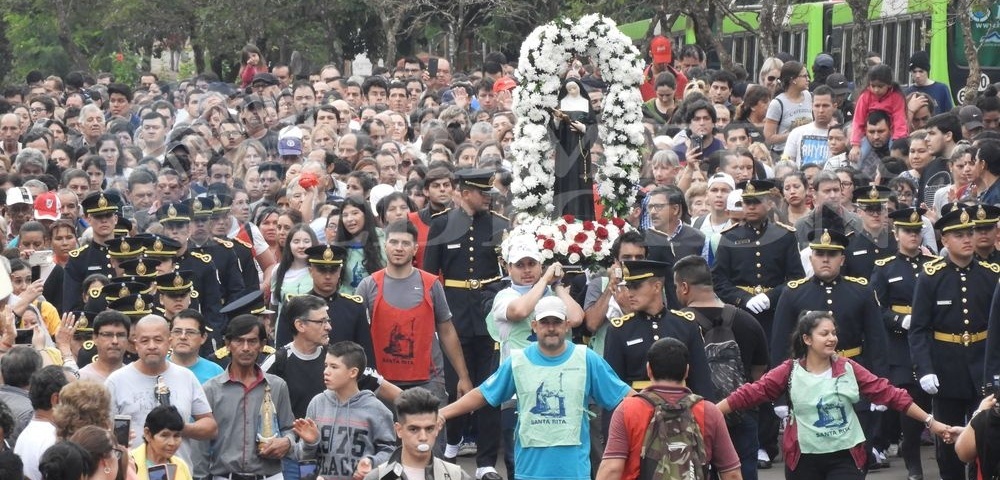 La procesión a Santa Rita, una verdadera expresión de fe