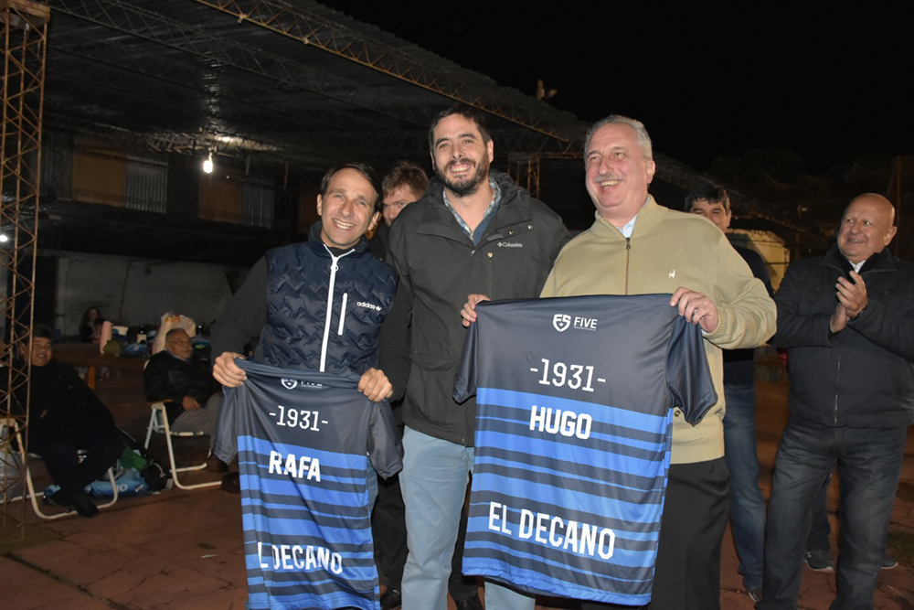 El gobernador Hugo Passalacqua, participó de la jornada deportiva que se realizó el sábado.