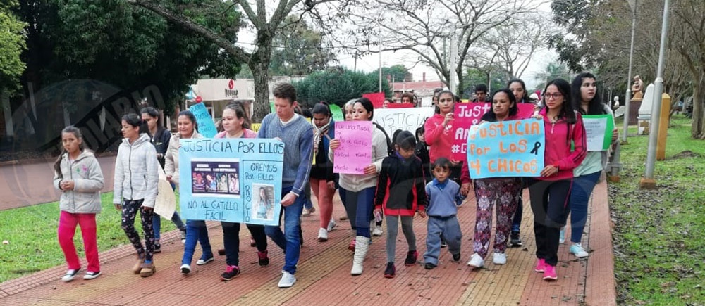 Reclamos de justicia por los cuatro chicos muertos en San Miguel del Monte