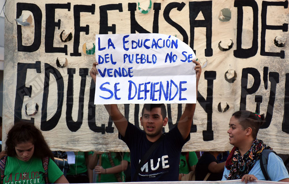 Paro y movilización en defensa de la universidad pública, la ciencia y el salario