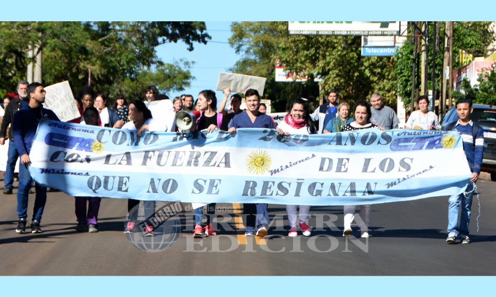 Trabajadores de la Salud protestaron en reclamo de mejoras salariales