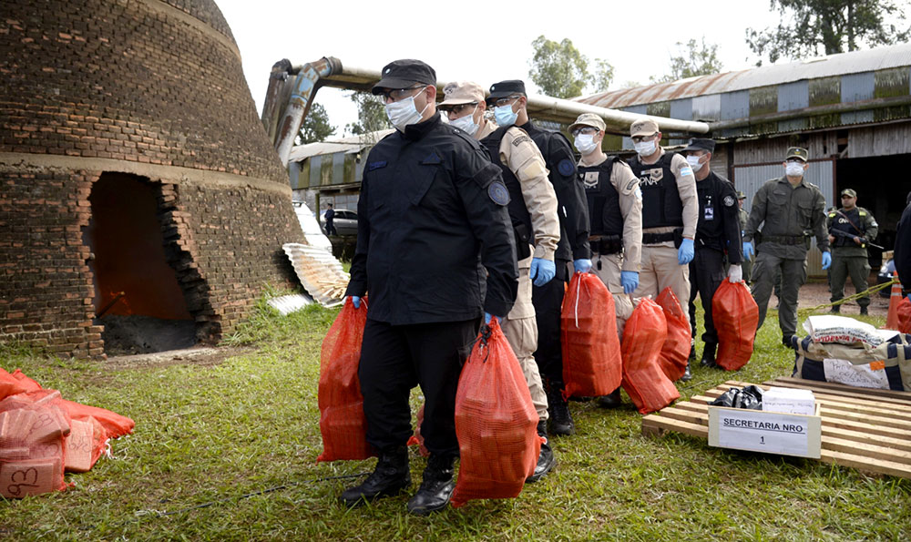 Incineraron más de 1.700 kilos de droga en Misiones