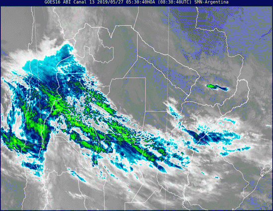 Temperaturas cálidas y posibles tormentas