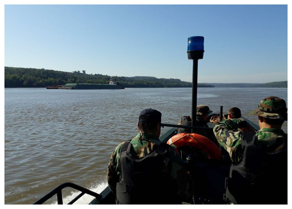 Seguridad en las extensas riberas de Misiones