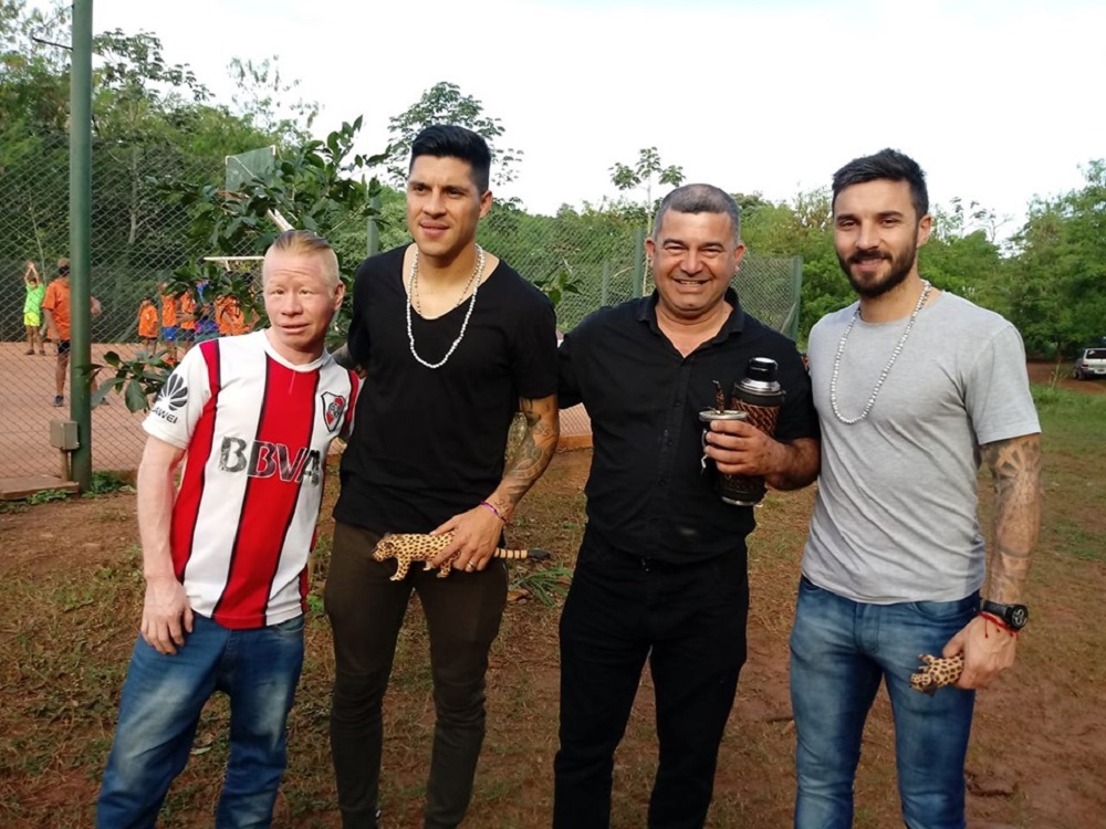 Enzo Pérez y “Nacho” Scocco visitaron Iguazú