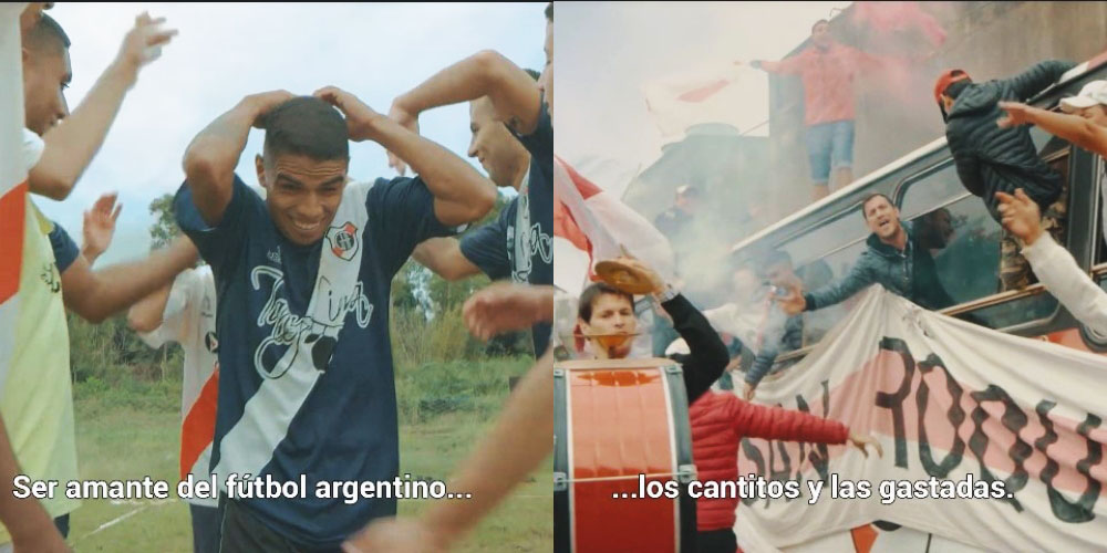 La pasión franjeada en un spot de la AFA