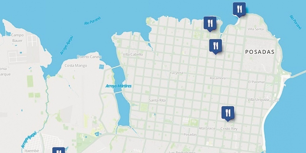 El mapa de las “comidas patrias”