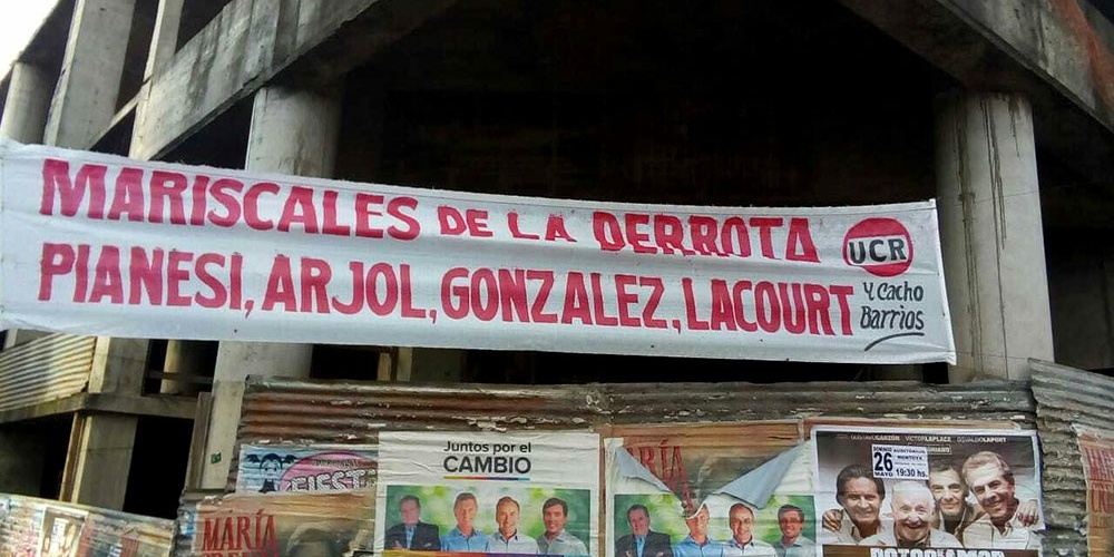 Apuntan a la conducción y candidatos de la UCR por la derrota del domingo