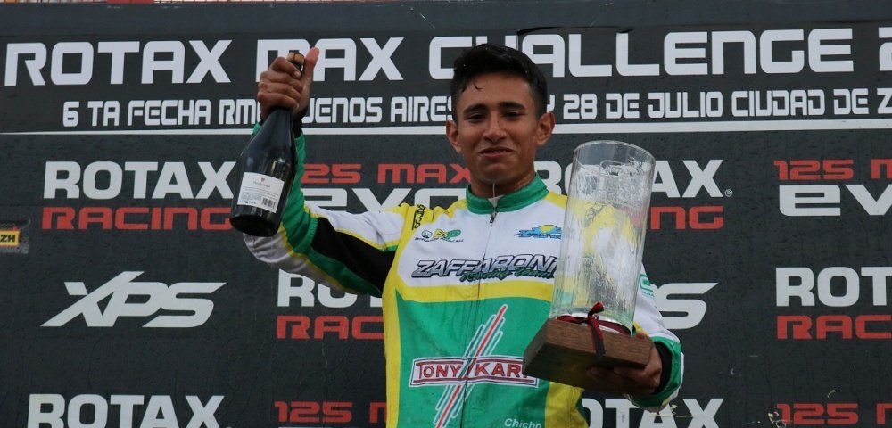 Karting: Grimaldi festejó en la sexta fecha de la Rotax