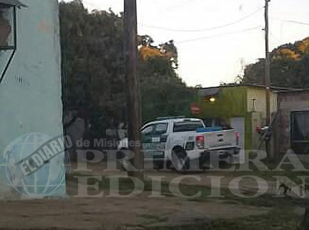 El barrio Tabay fue uno de los sectores de Ituzaingó donde se desplegaron durante la tarde y la noche de ayer efectivos de Gendarmería Nacional.
