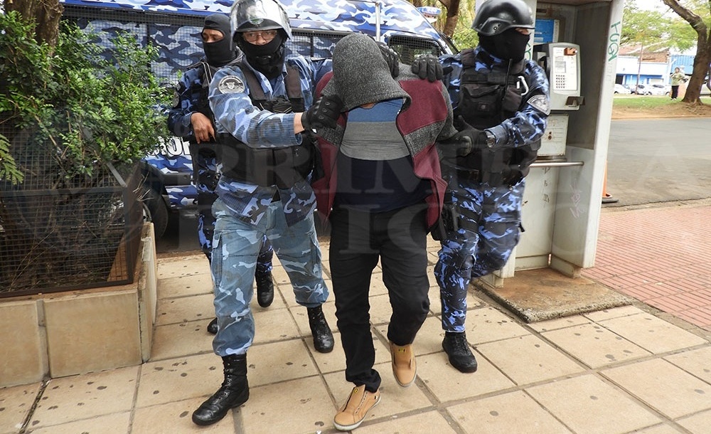 SEÑALADO COMO SICARIO. Rojas fue detenido en el complejo La Aventura de Posadas el 13 de agosto de 2018.