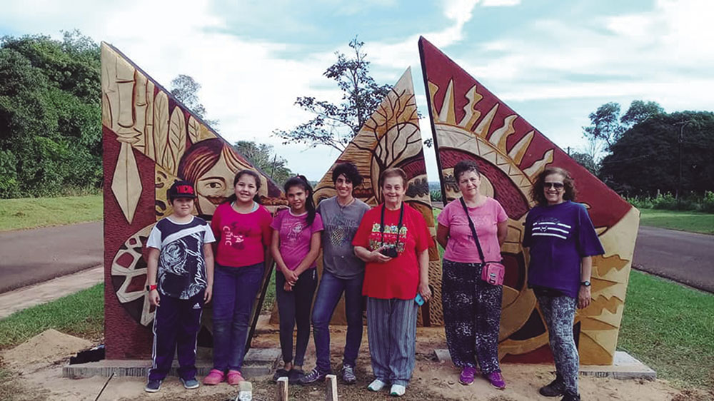 Corpus: la cultura vasca y misionera expresadas en un mural