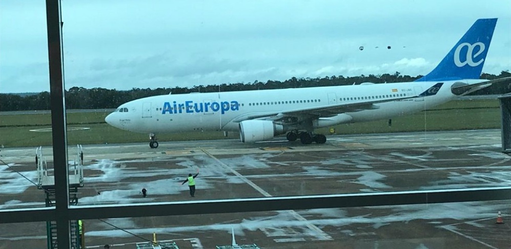 El primer vuelo Madrid-Iguazú aterrizó el pasado 2 de agosto (Foto: archivo/gentileza M.Antonowicz)