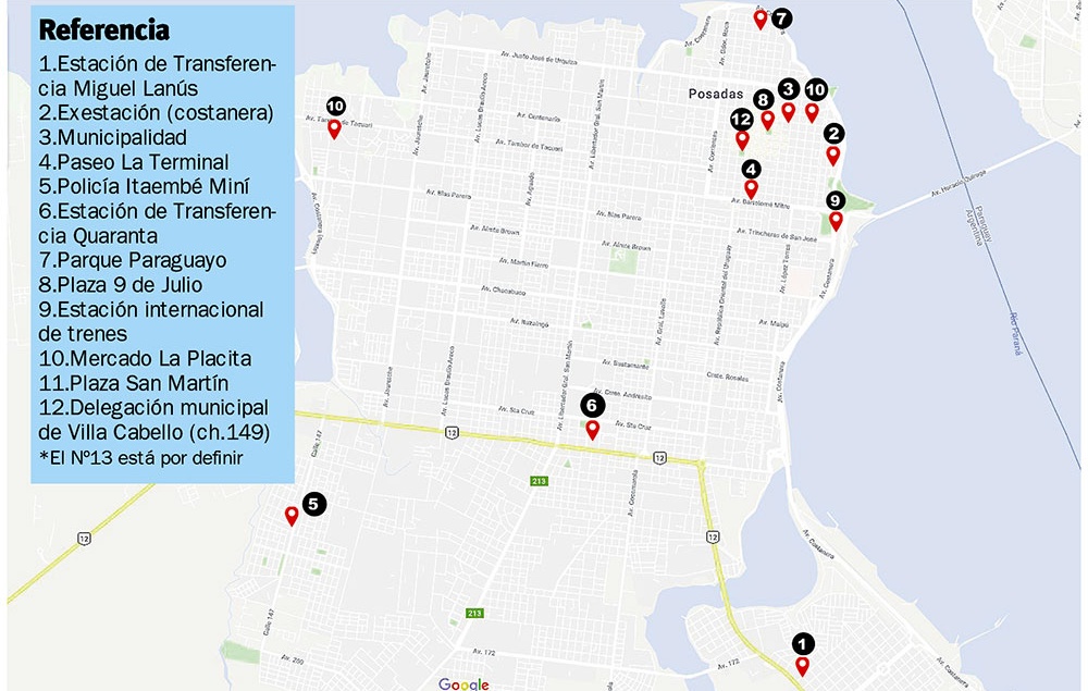 Cardiodesfibriladores en trece puntos estratégicos de Posadas