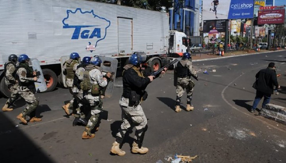 Ciudad del Este: reprimen a manifestantes autoconvocados