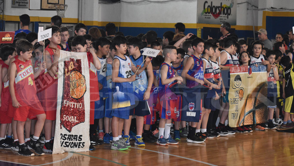 Los “mini” y Rosco le  dieron brillo al encuentro